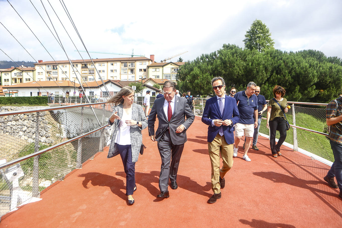 La inauguración del Arpa de Santullano, en imágenes