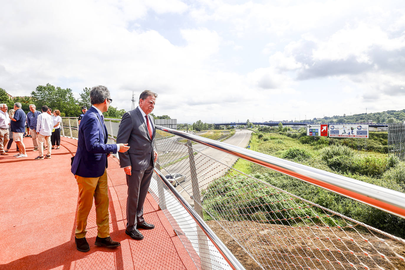 La inauguración del Arpa de Santullano, en imágenes