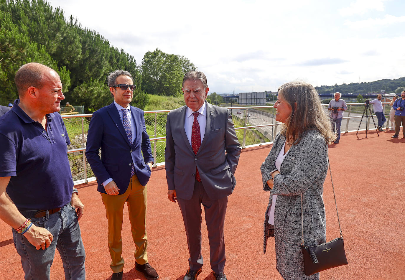 La inauguración del Arpa de Santullano, en imágenes