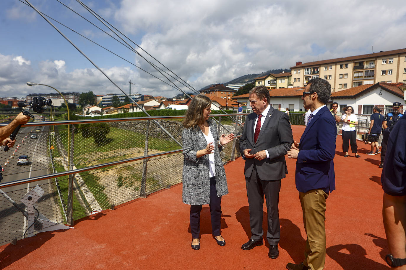 La inauguración del Arpa de Santullano, en imágenes