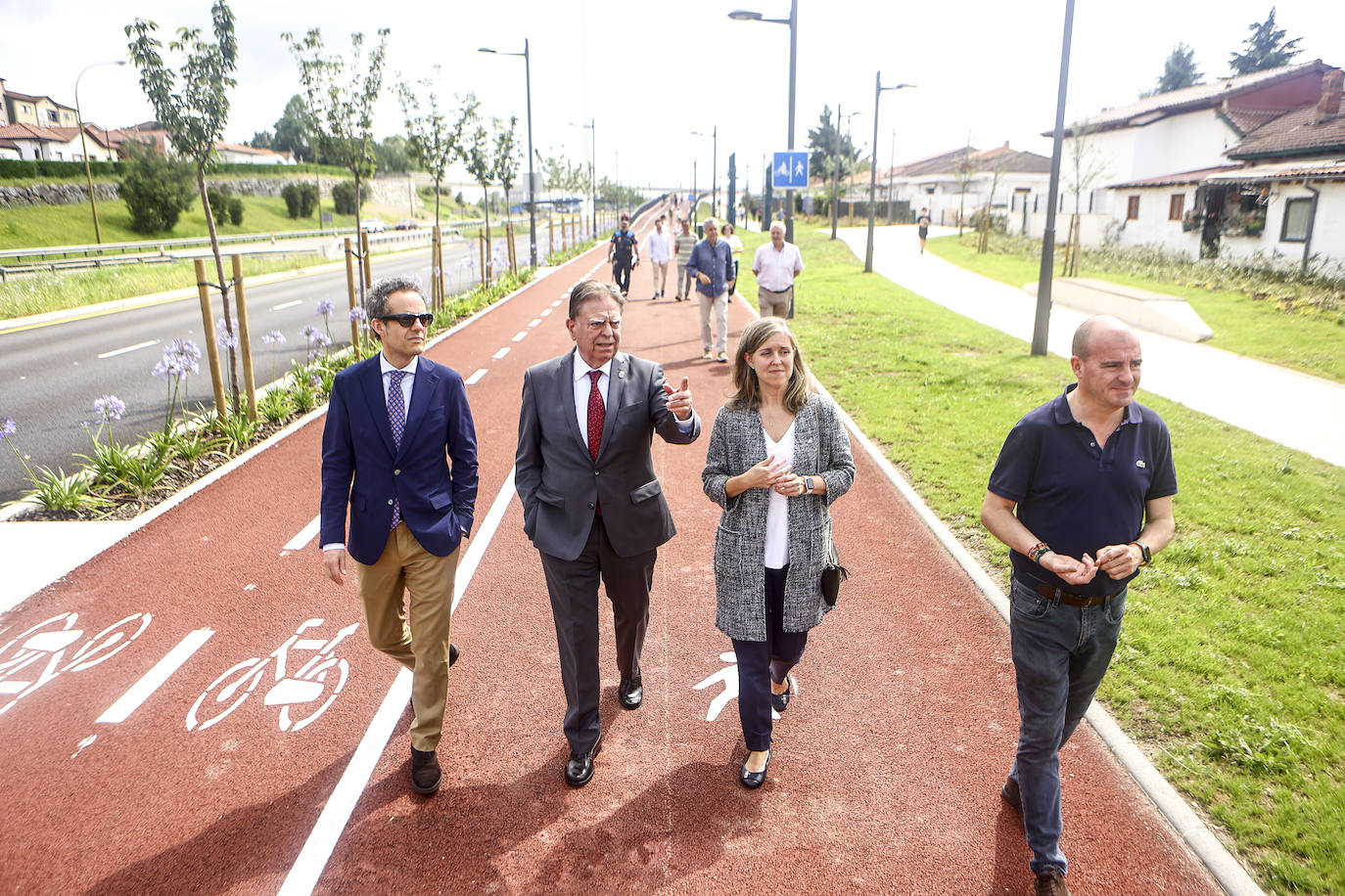 La inauguración del Arpa de Santullano, en imágenes