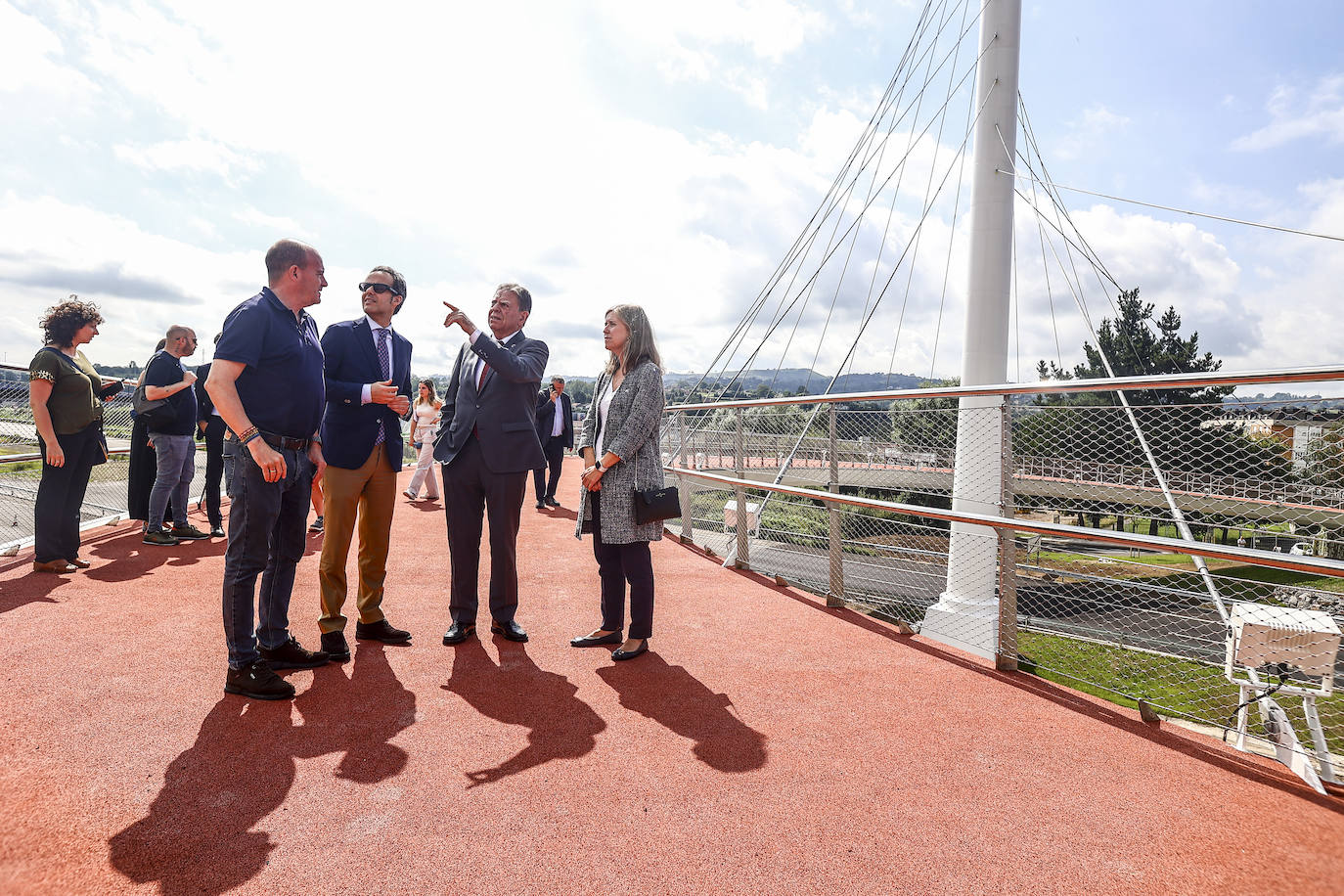 La inauguración del Arpa de Santullano, en imágenes