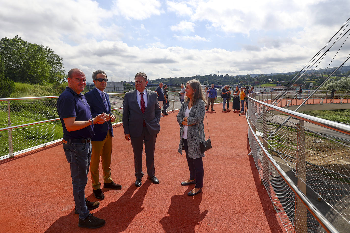 La inauguración del Arpa de Santullano, en imágenes