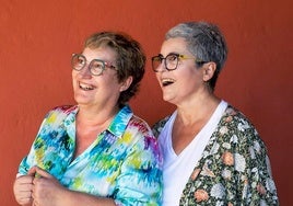 Sara Gutiérrez y Eva Orúe.