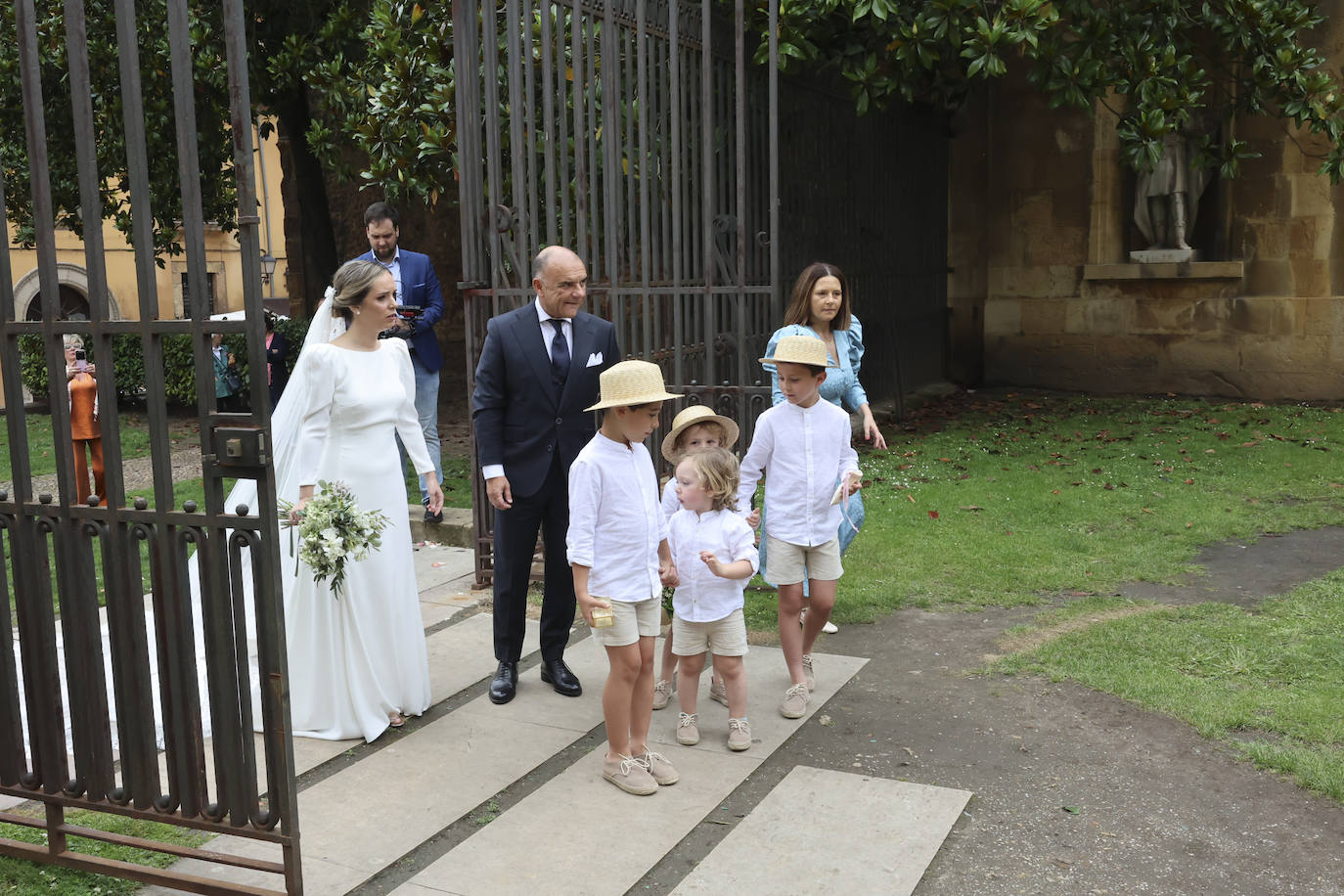 Boda en Oviedo: el promotor Hilario Riesgo y Nerea Velasco se dan el &#039;sí quiero&#039;