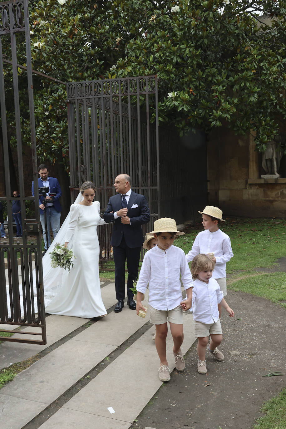 Boda en Oviedo: el promotor Hilario Riesgo y Nerea Velasco se dan el &#039;sí quiero&#039;