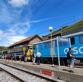 Gijón-Busdongo: el tren vuelve a subir la Rampa