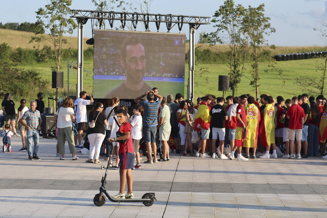 Asturias vibra con la final de la Eurocopa