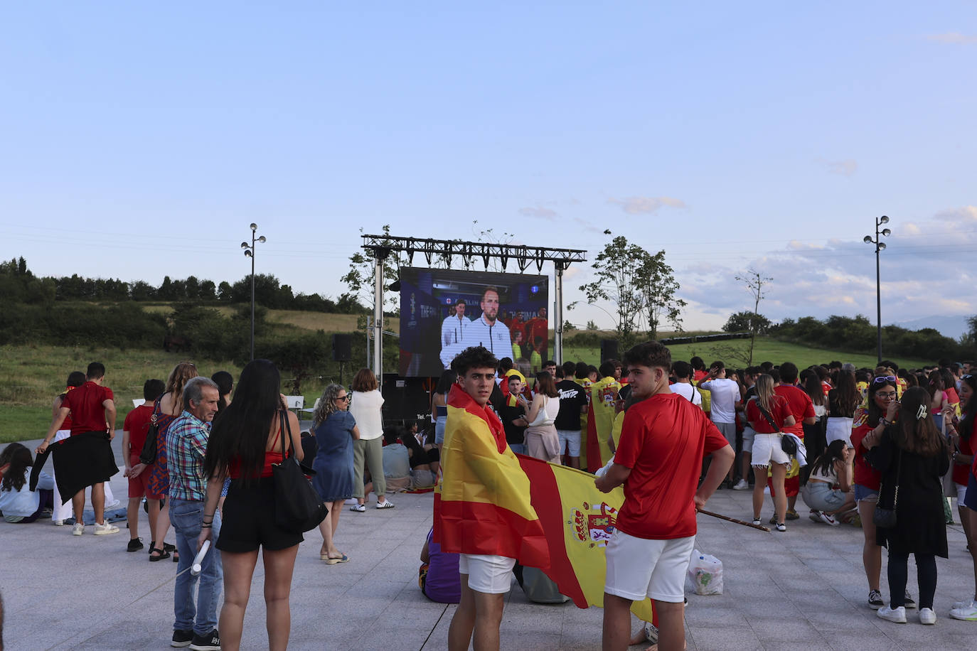 Asturias vibra con la final de la Eurocopa