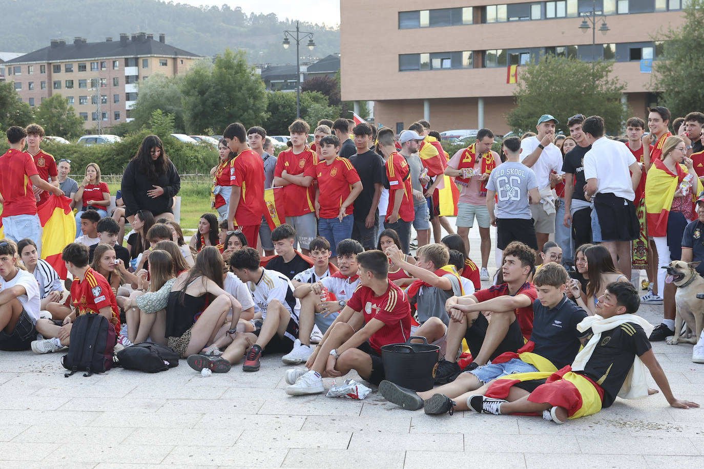 Asturias vibra con la final de la Eurocopa