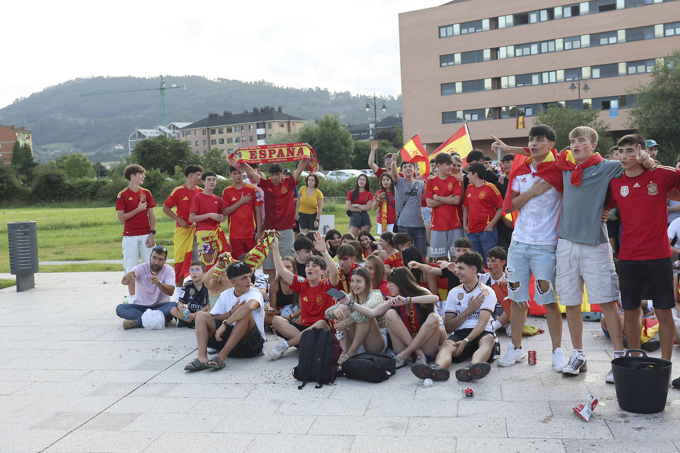 Asturias vibra con la final de la Eurocopa