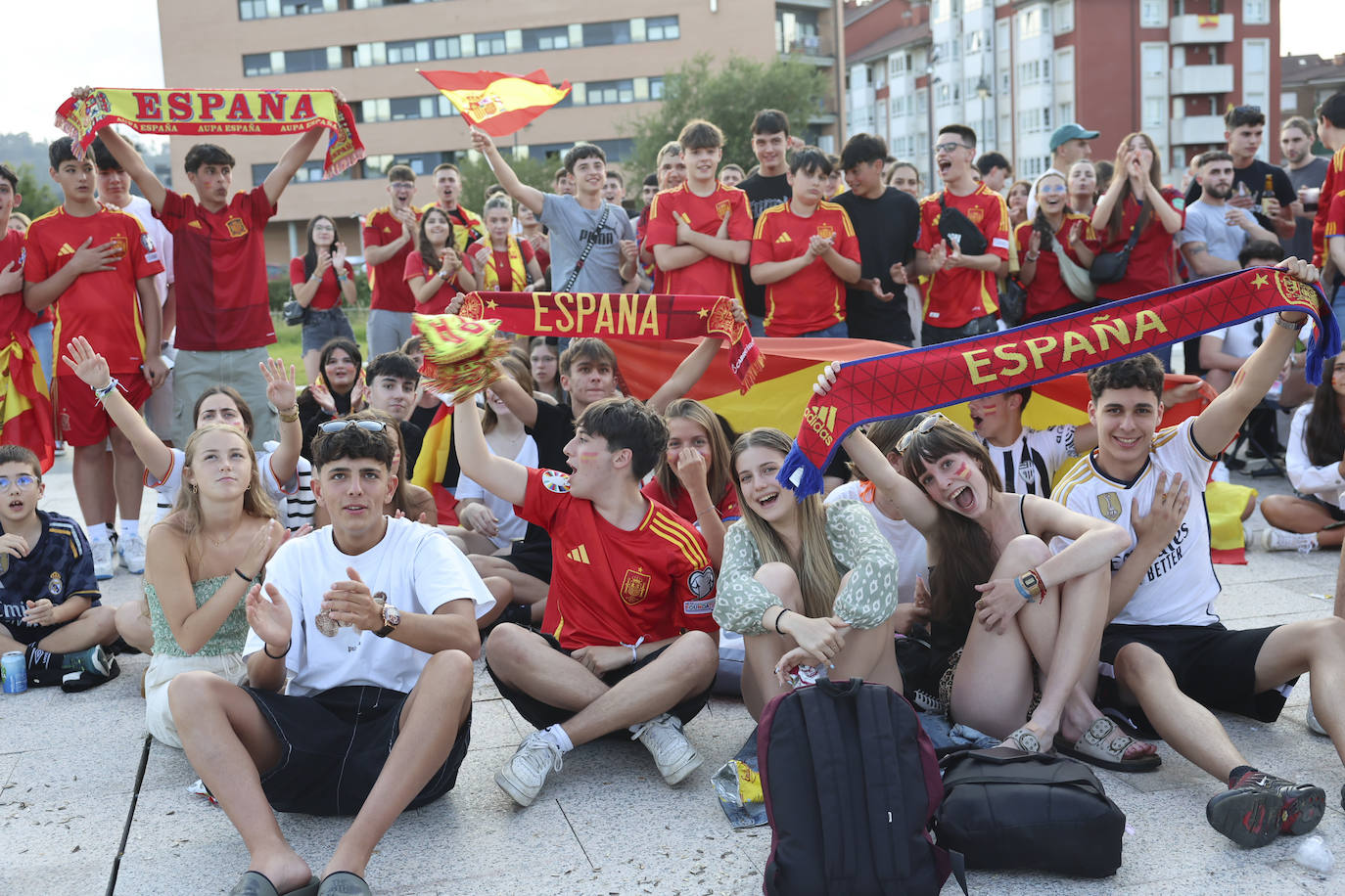 Asturias vibra con la final de la Eurocopa