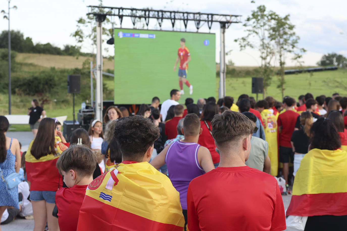 Asturias vibra con la final de la Eurocopa