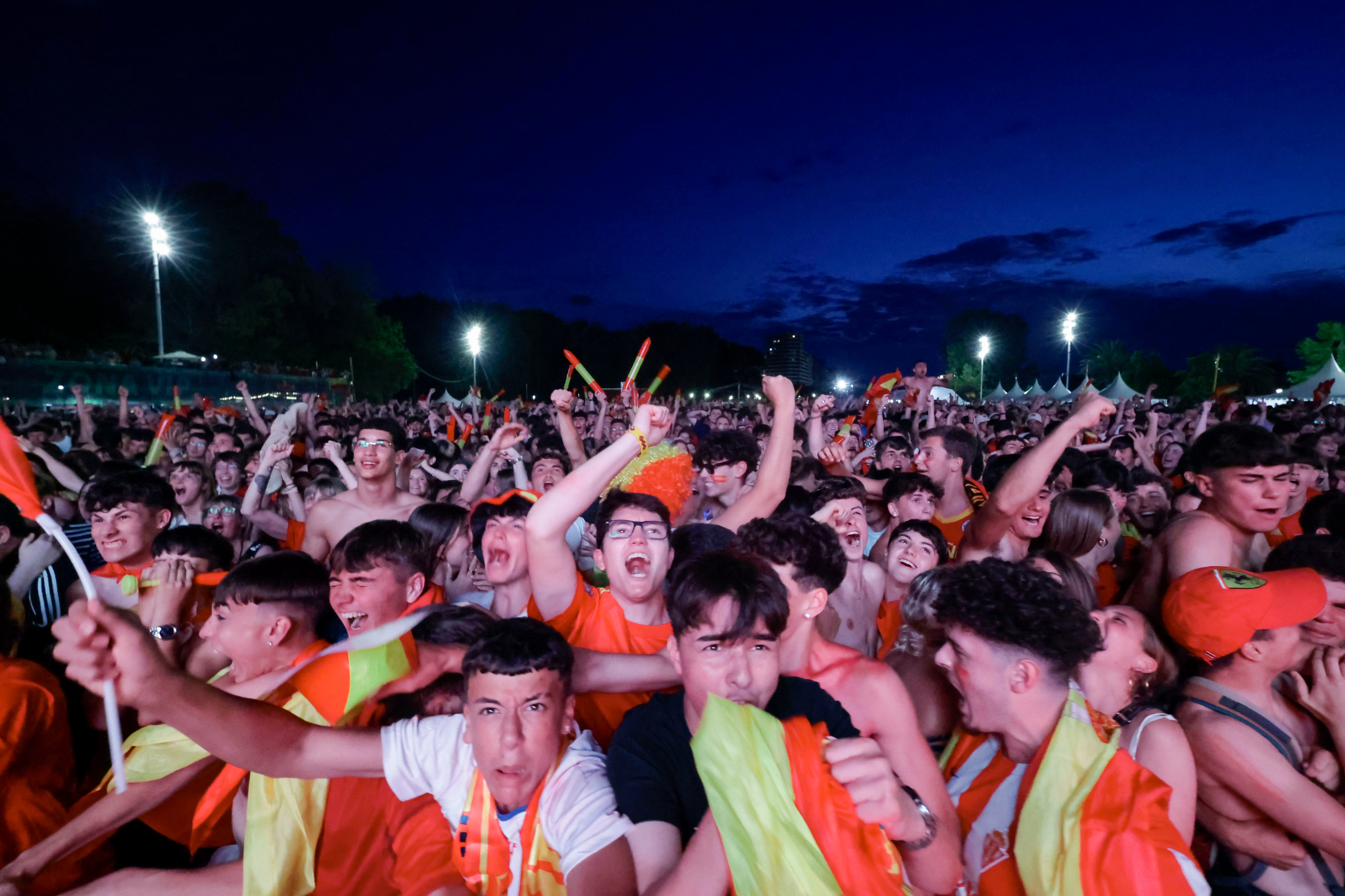 Asturias vibra con la final de la Eurocopa