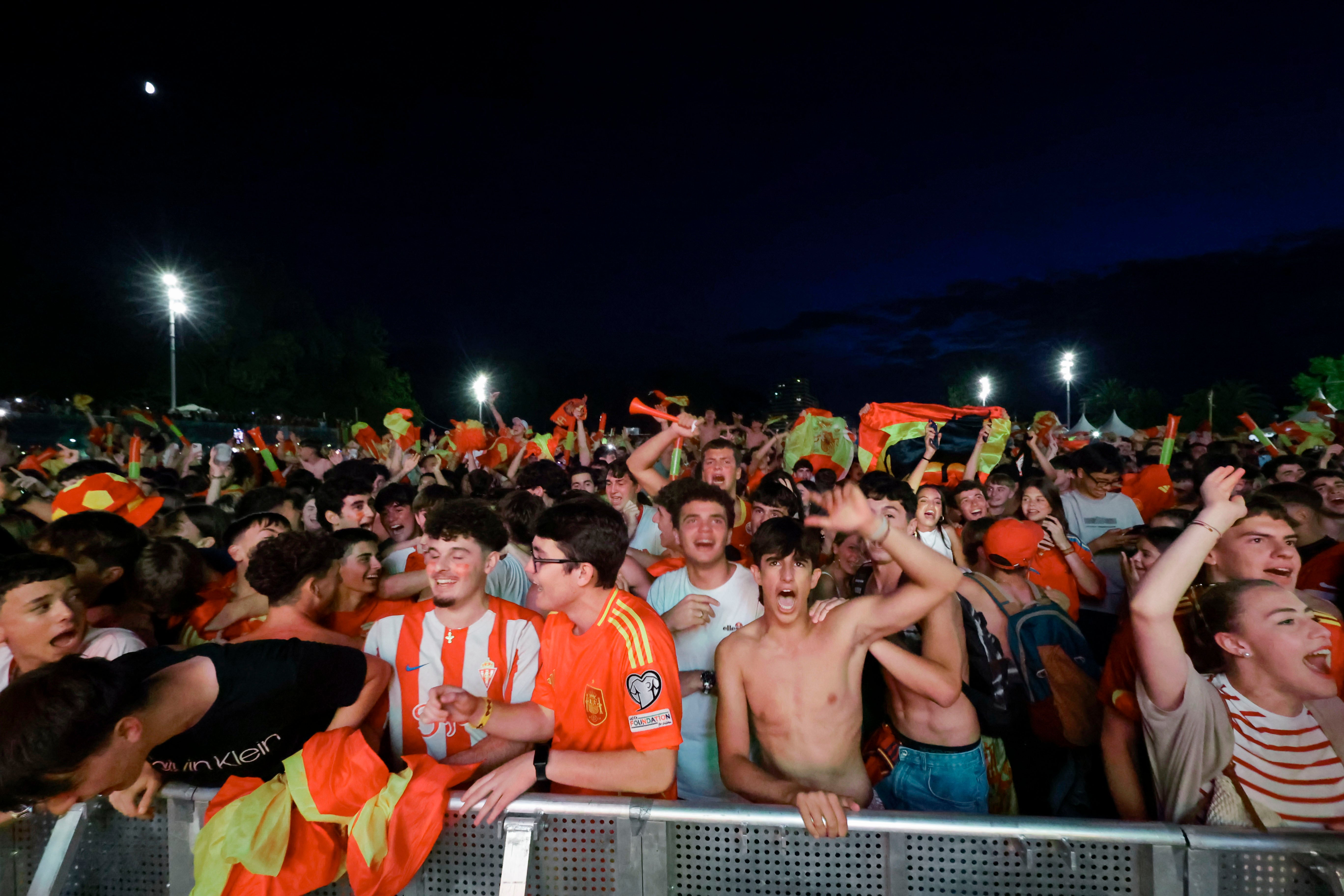 Asturias vibra con la final de la Eurocopa