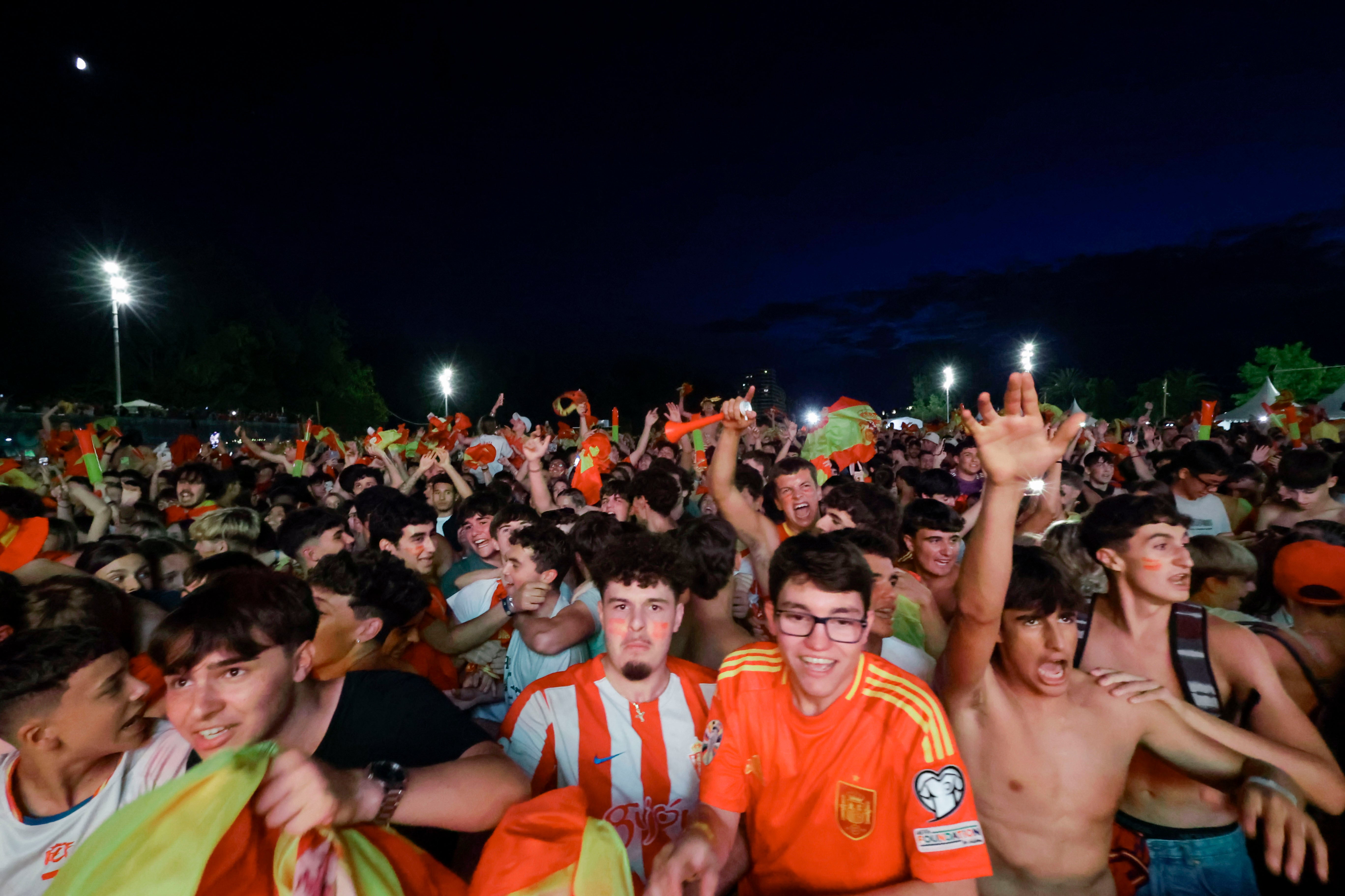 Asturias vibra con la final de la Eurocopa