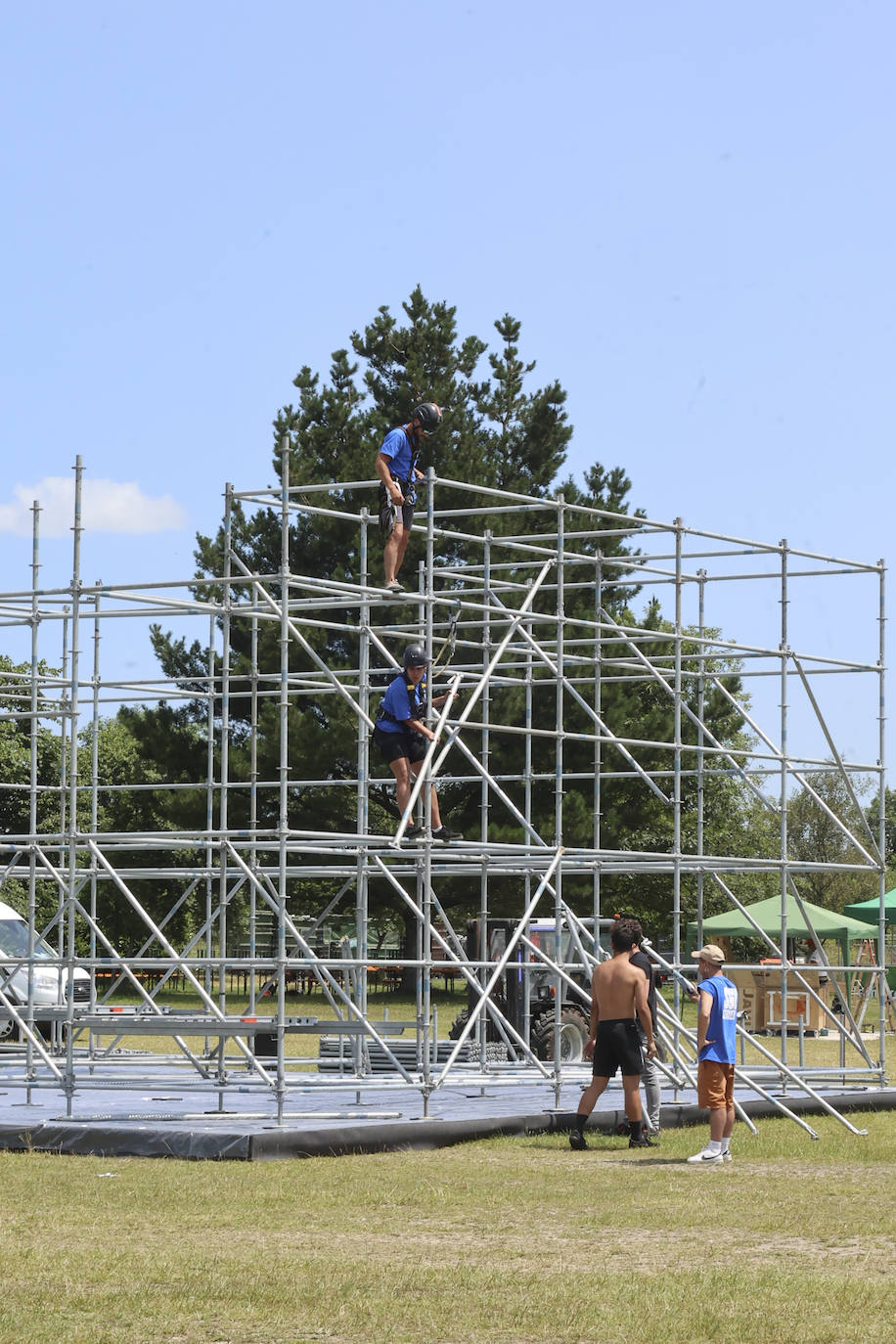 El esqueleto del Boombastic: el trabajo que hay detrás del festival