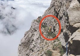 Rescatados dos daneses enriscados en Cabrales