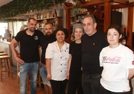 El equipo del restaurante.