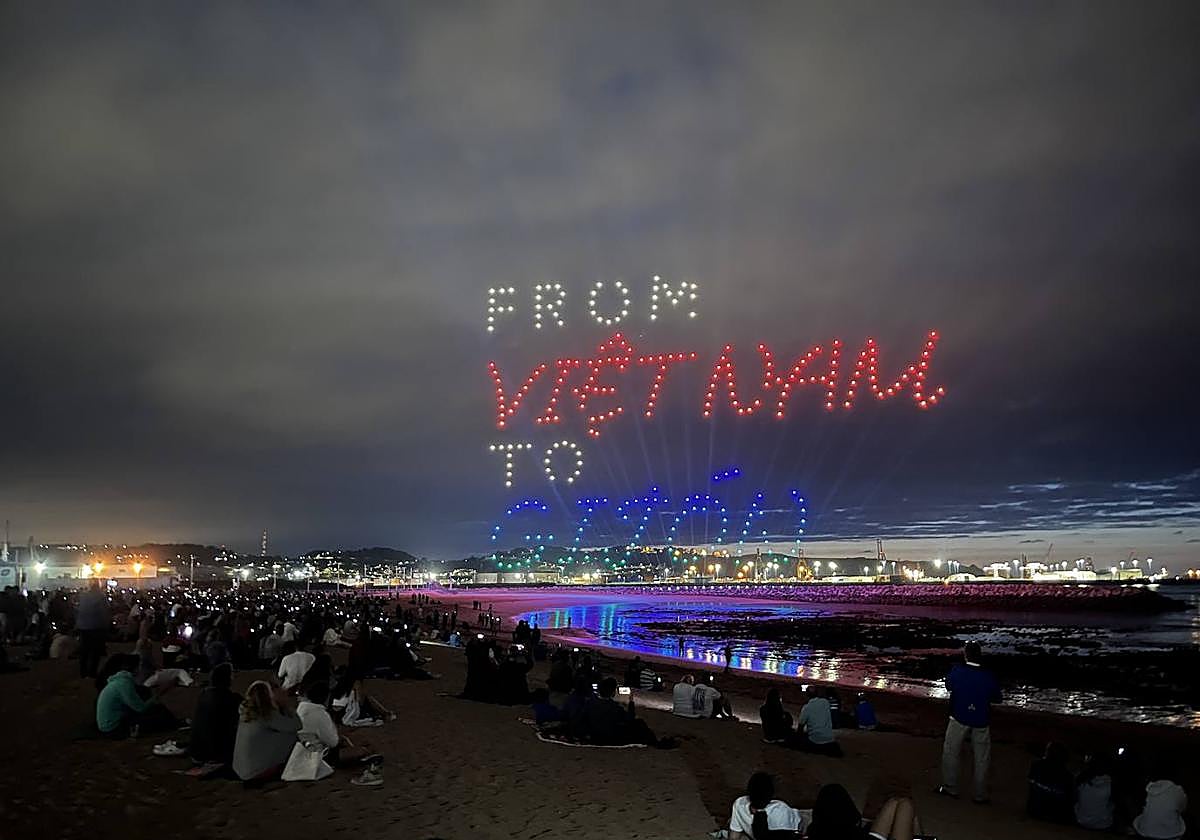 Vietnam llega a Gijón a través de los drones