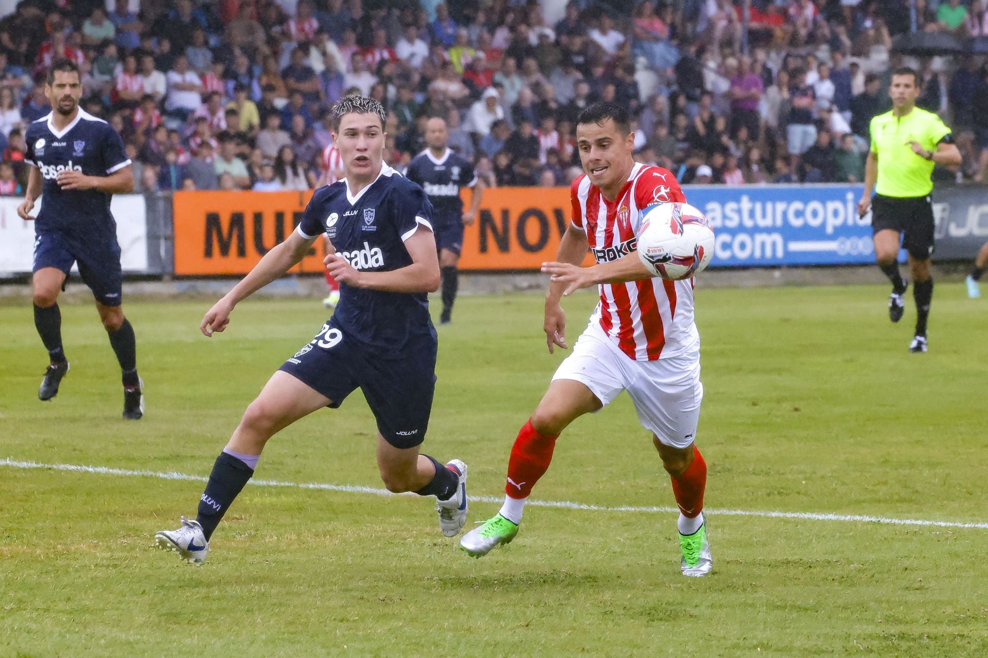 Las mejores imágenes del primer partido de la pretemporada del Sporting