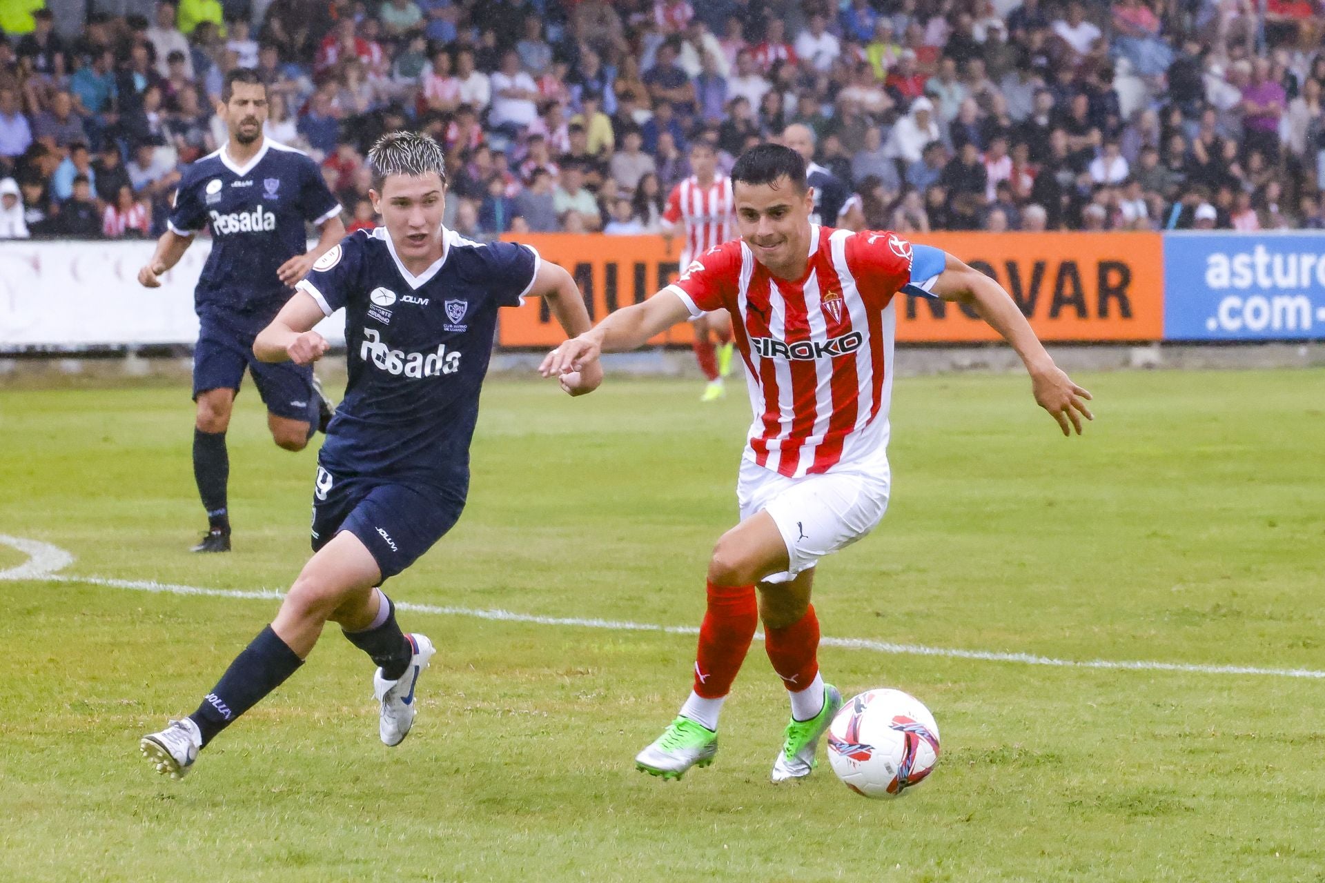 Las mejores imágenes del primer partido de la pretemporada del Sporting