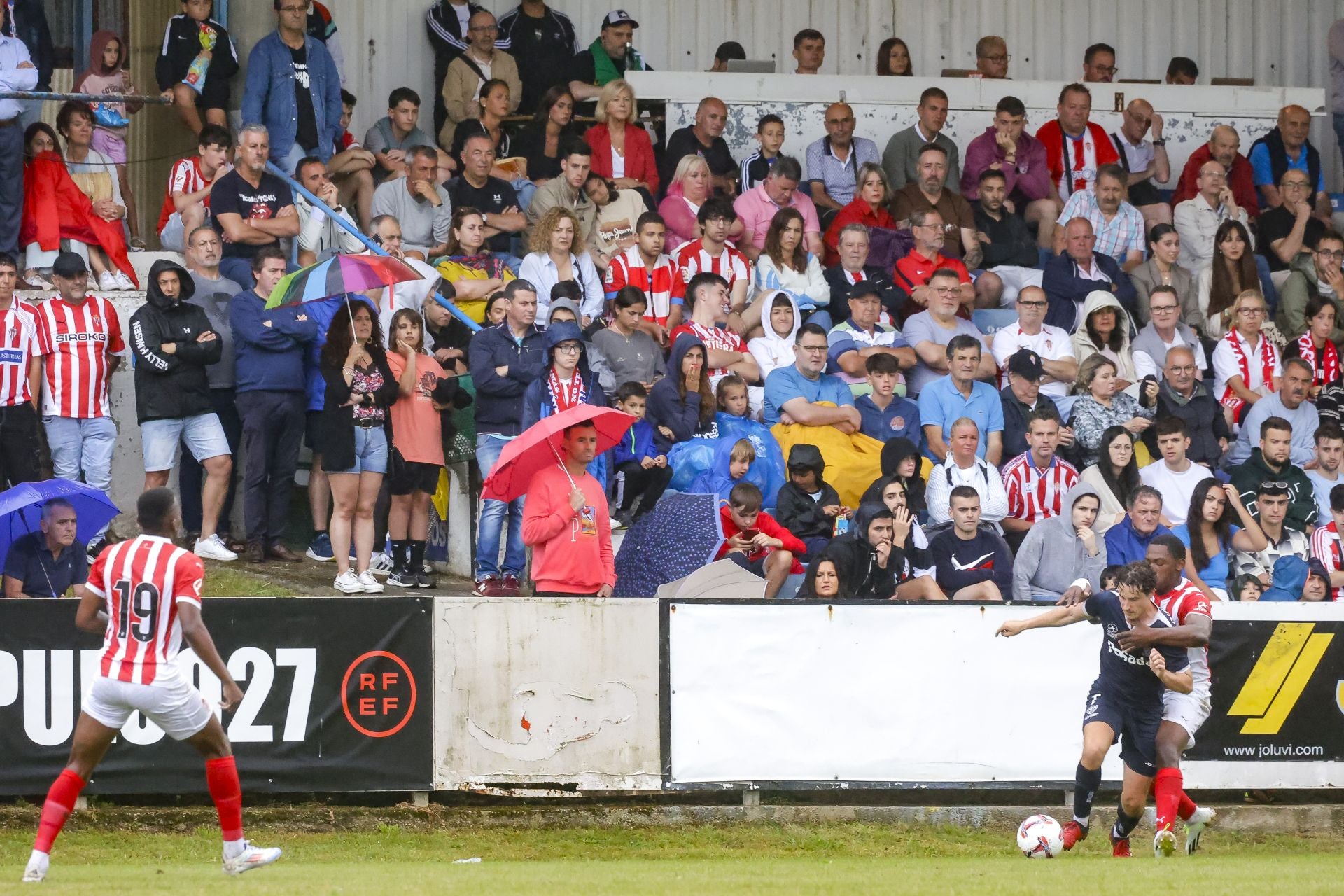 Las mejores imágenes del primer partido de la pretemporada del Sporting