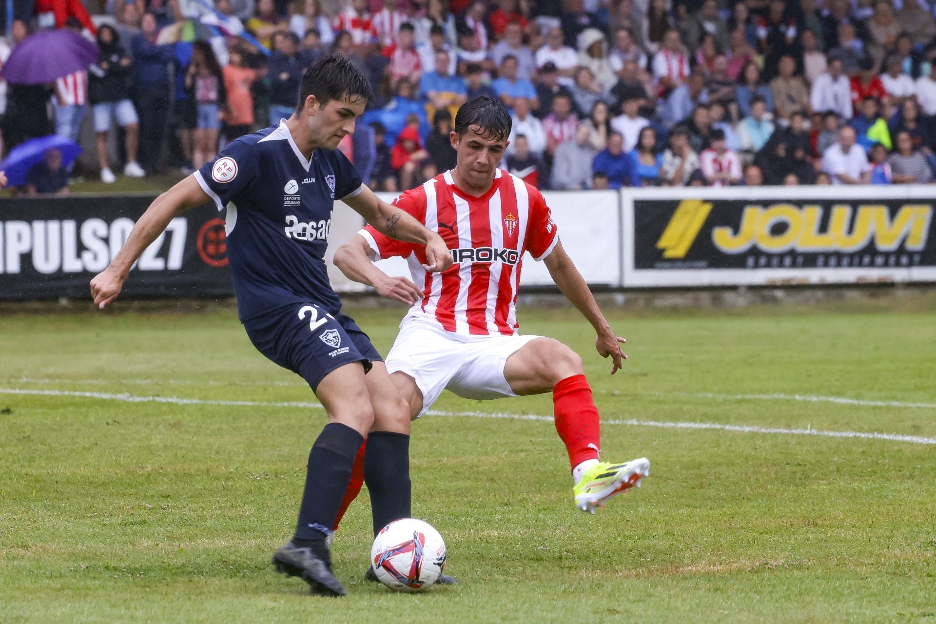 Las mejores imágenes del primer partido de la pretemporada del Sporting