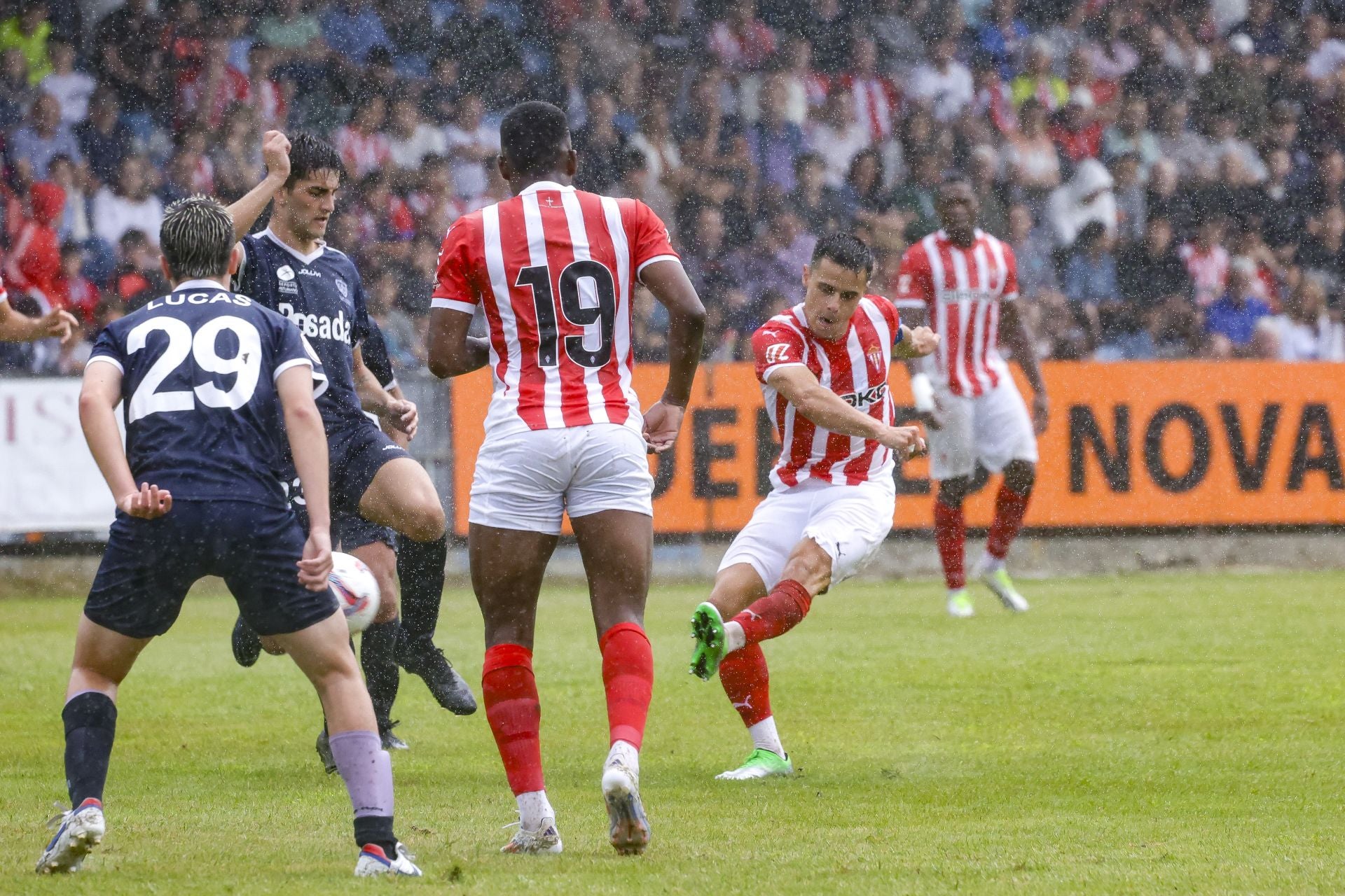 Las mejores imágenes del primer partido de la pretemporada del Sporting