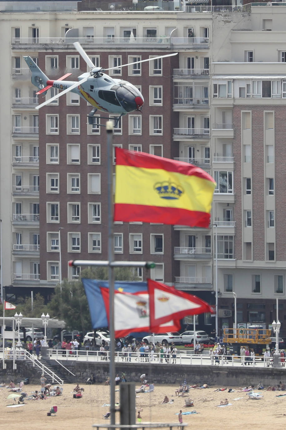 Deslumbrante ensayo del Festival Aéreo de Gijón