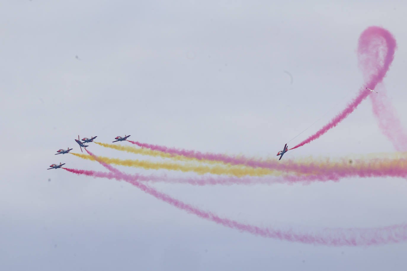 Festival Aéreo Internacional: Gijón disfruta del espectáculo en el cielo