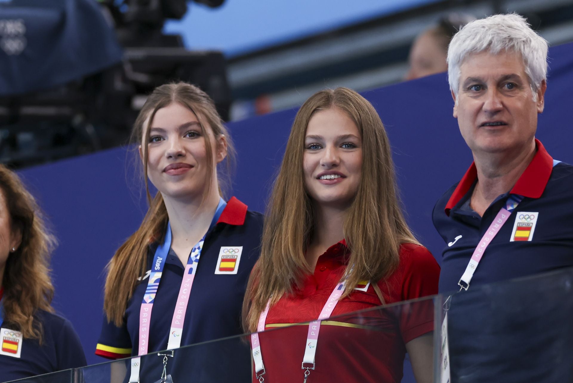 La princesa Leonor y la infanta Sofía, en los Juegos Olímpicos animando a España