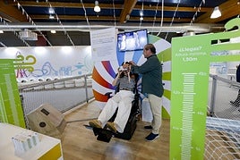 Silla interactivaLa atracción más llamativapara muchos visitantes.