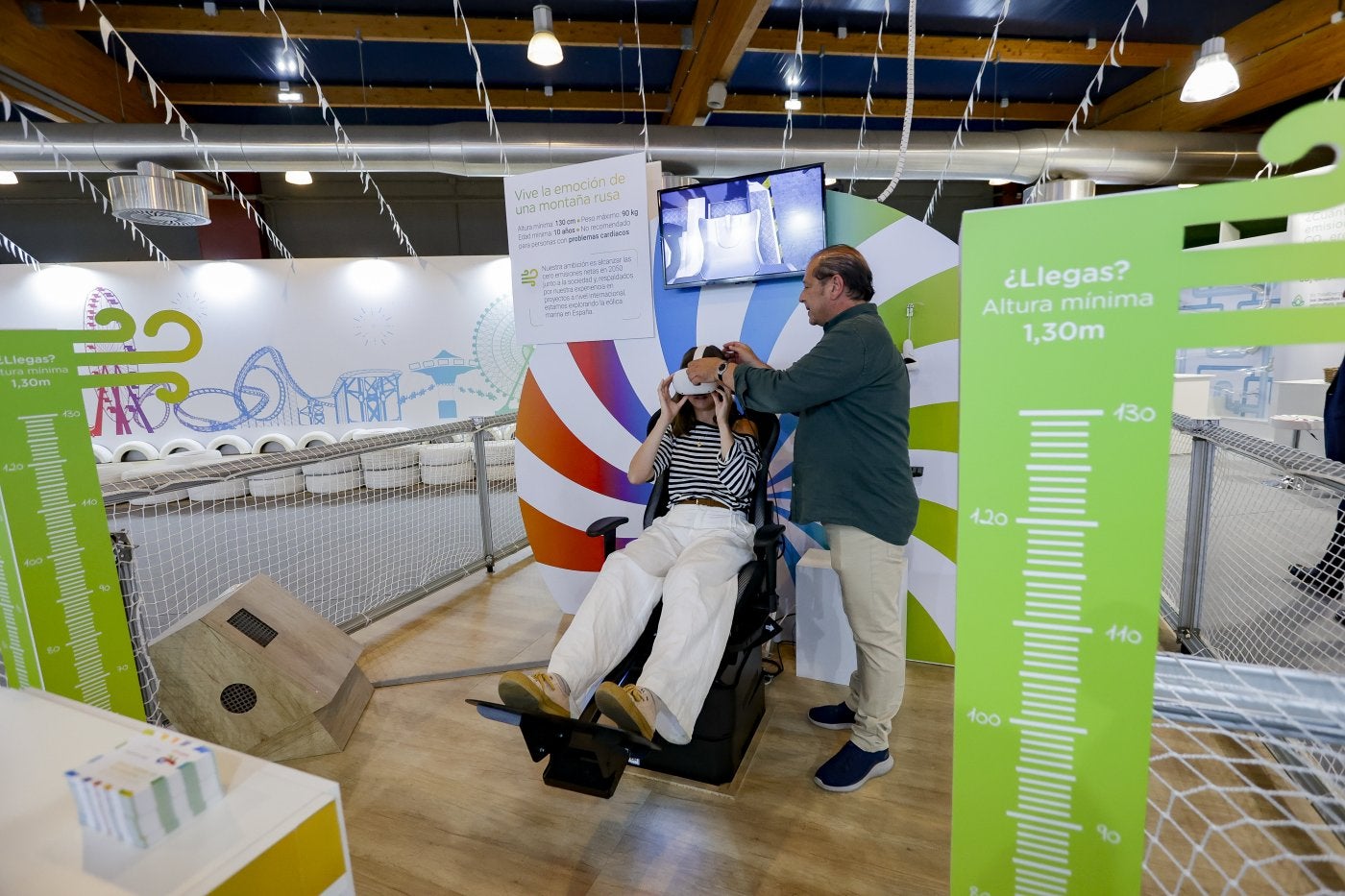 Silla interactivaLa atracción más llamativapara muchos visitantes.