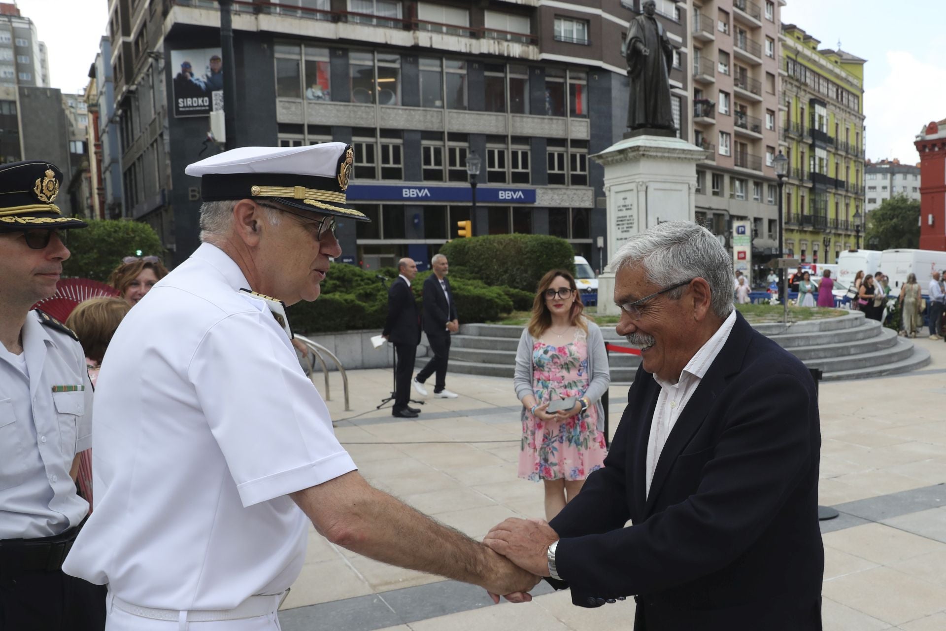 Homenaje y ofrenda floral a Jovellanos en Gijón