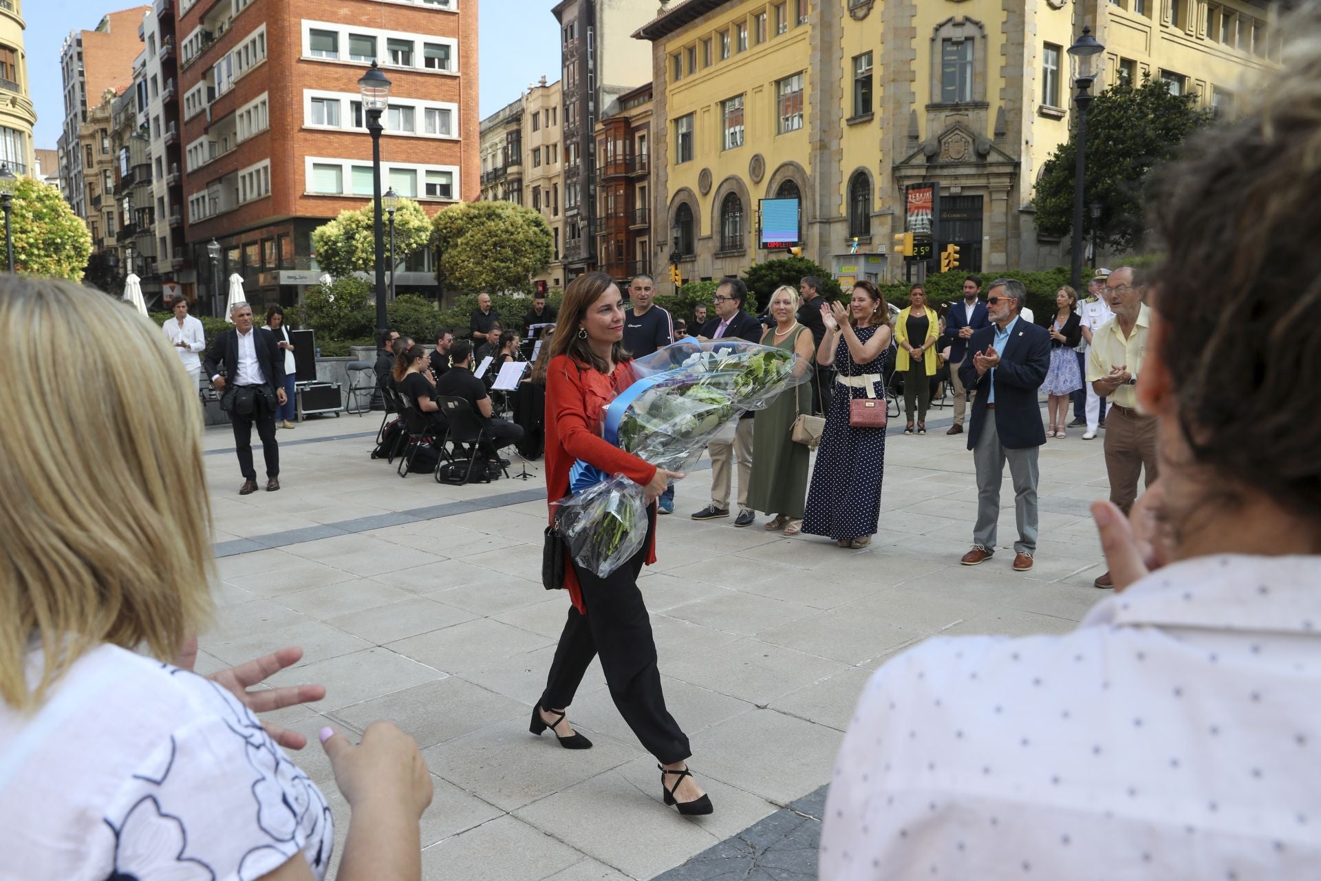 Homenaje y ofrenda floral a Jovellanos en Gijón