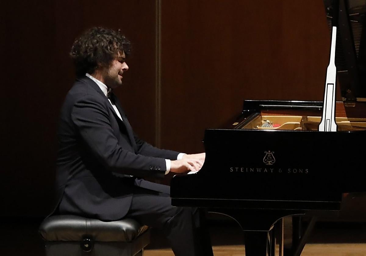 Martín García, en un concierto en el Auditorio.