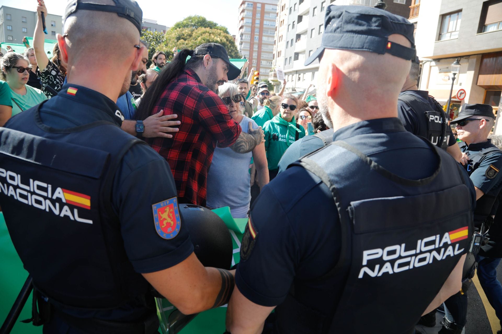 Manifestación antitaurina en Gijón