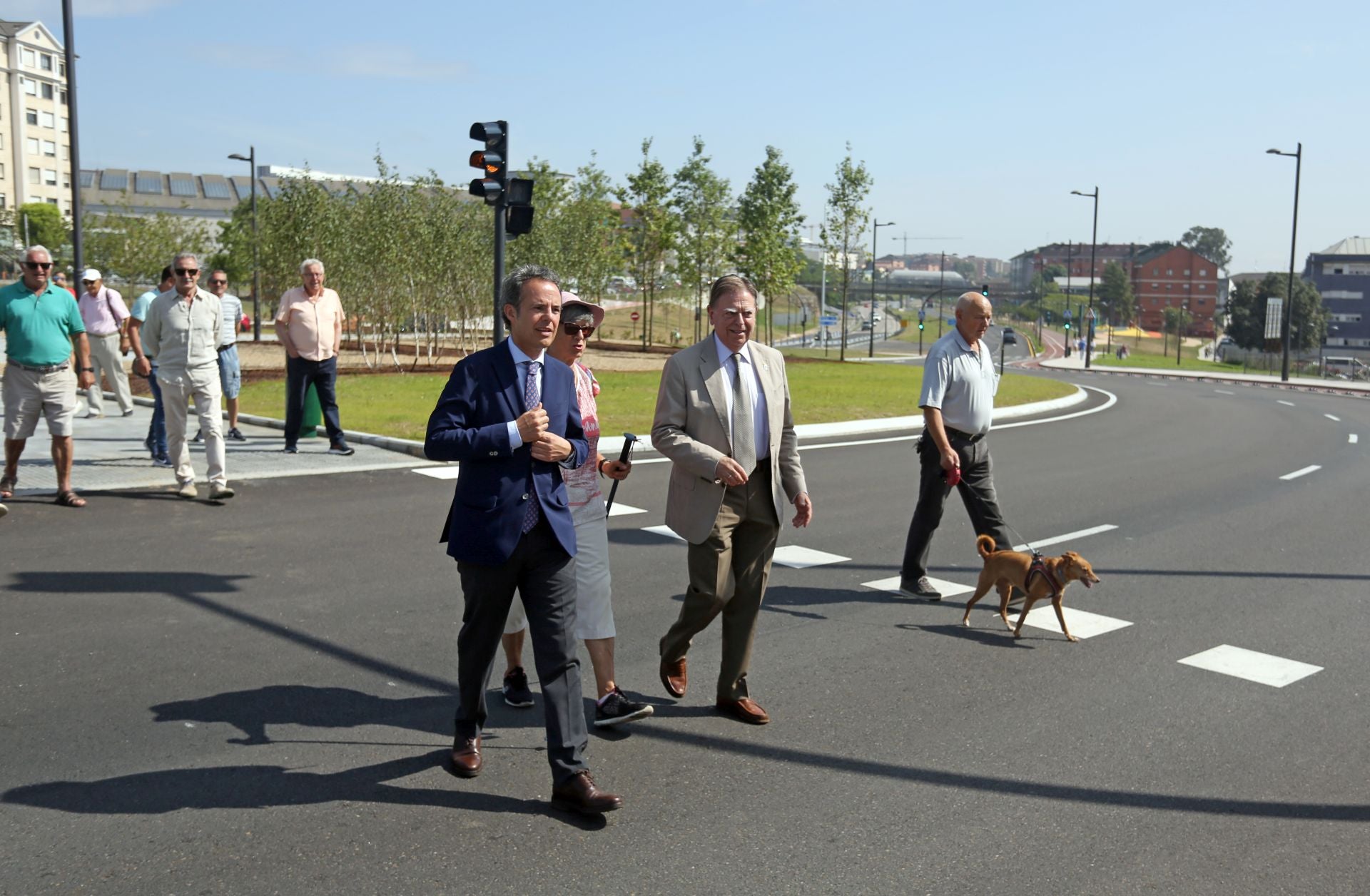 Oviedo estrena la rotonda de Santullano