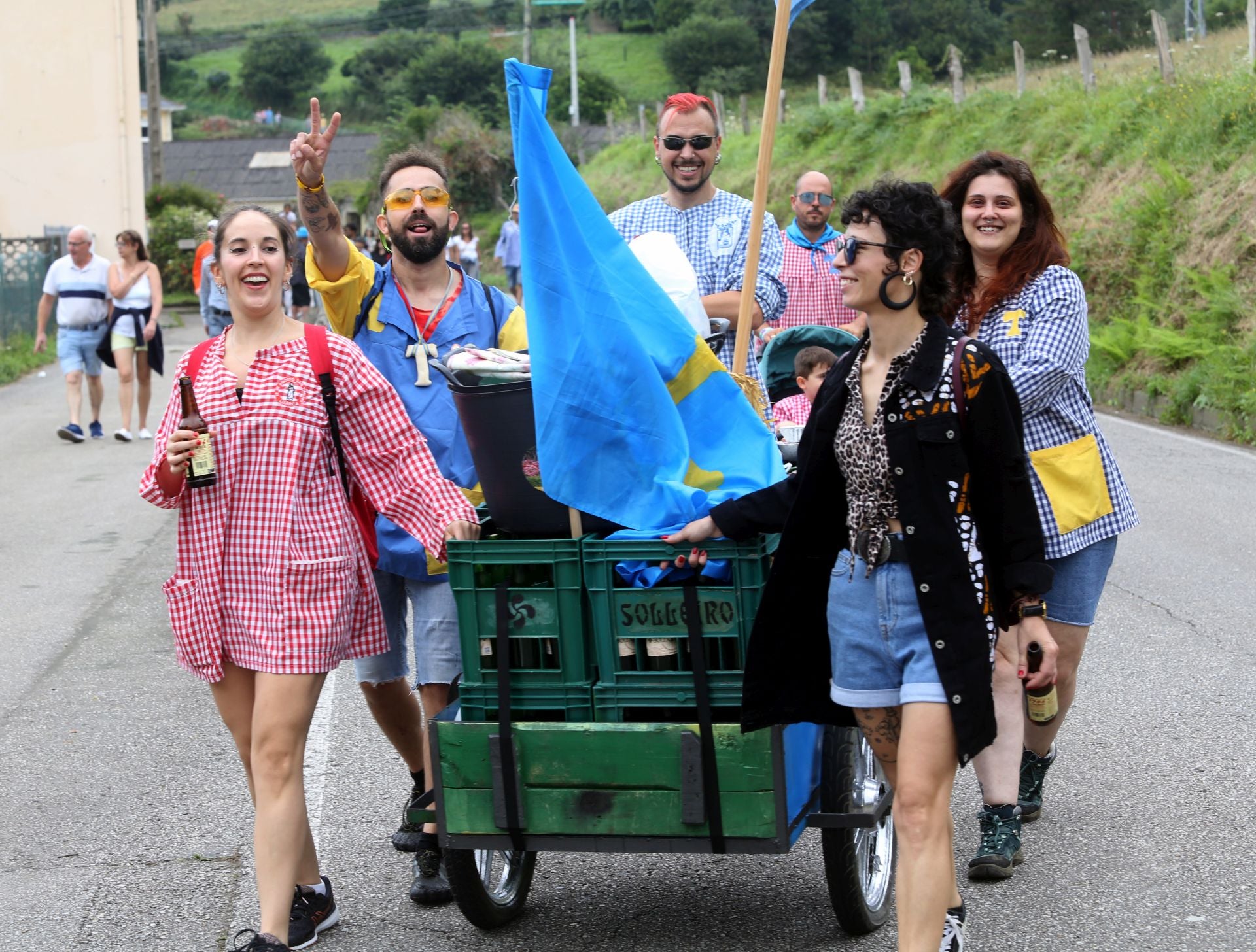 La romería de San Timoteo llena Luarca