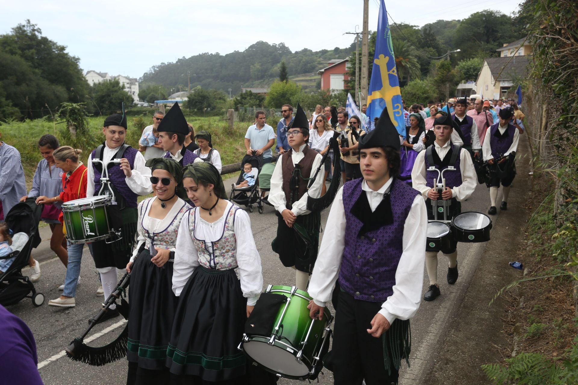 La romería de San Timoteo llena Luarca