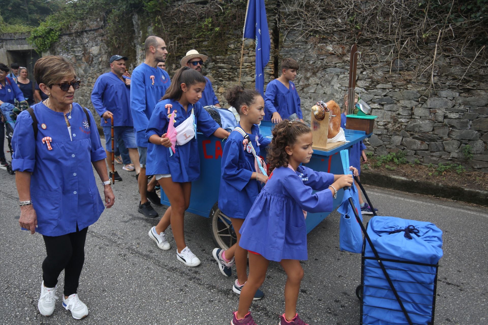 La romería de San Timoteo llena Luarca