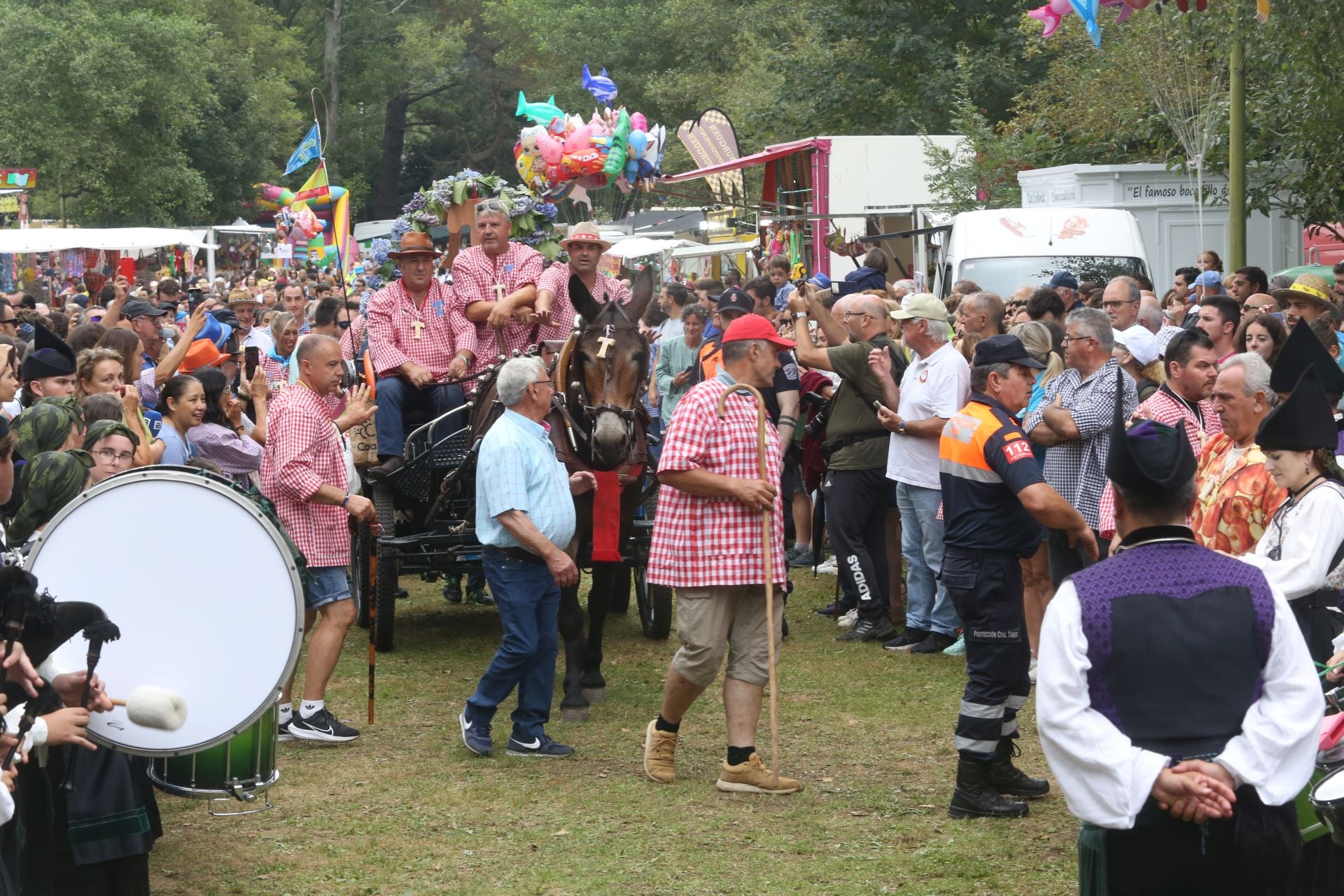 La romería de San Timoteo llena Luarca