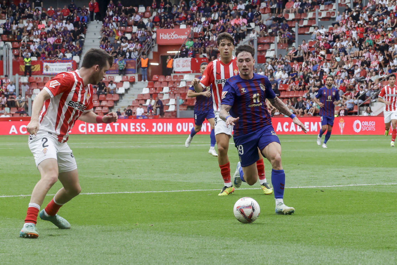 Las mejores jugadas del Sporting - Eldense