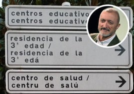 Pérez-Reverte se mofa de la traducción al asturiano de una señal: «Gracias sinceras. Así no se pierde nadie»