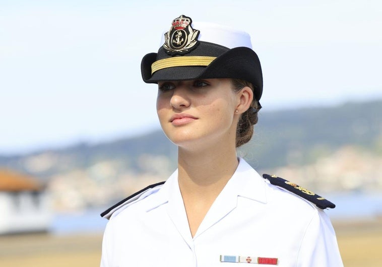 Así es un día de la Princesa Leonor en la Escuela Naval de Marín