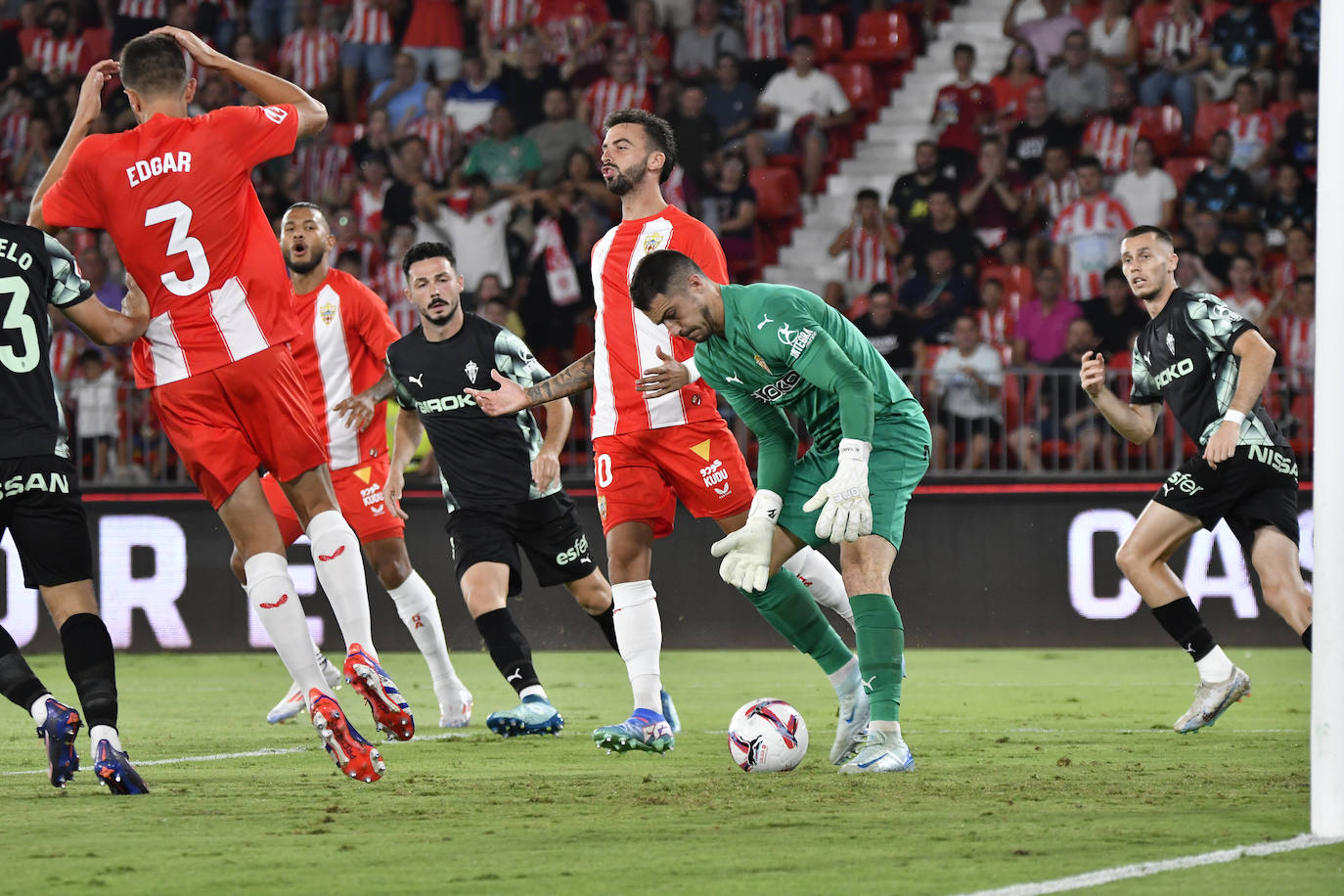 Las mejores imágenes del Almería - Sporting