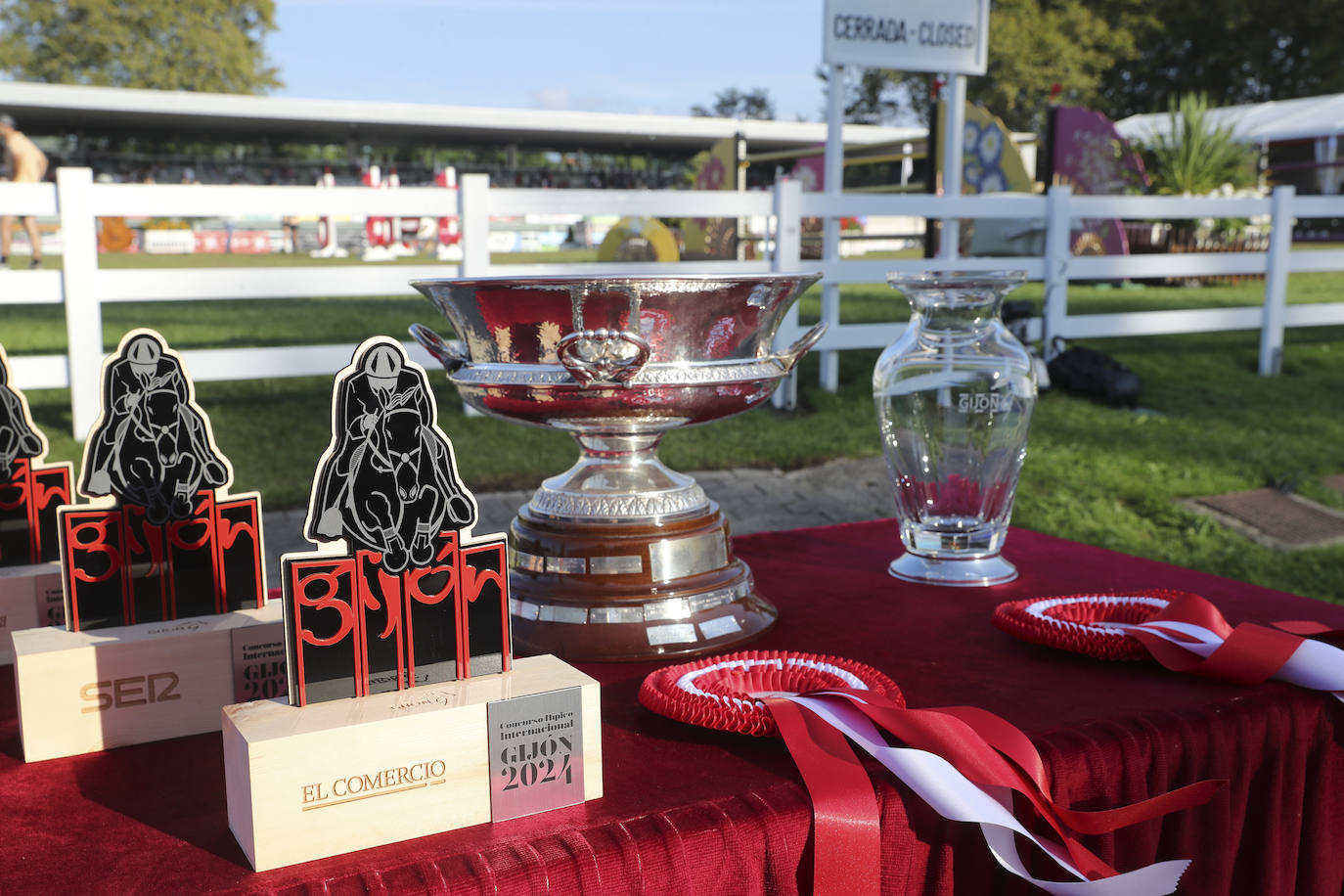 Última jornada del concurso hípico en Gijón