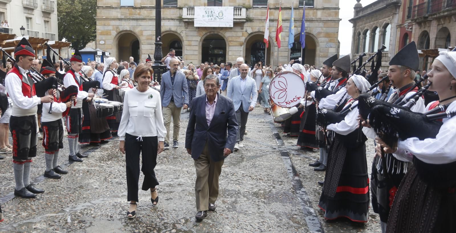 Broche de oro para la Fiesta de la Sidra de Gijón