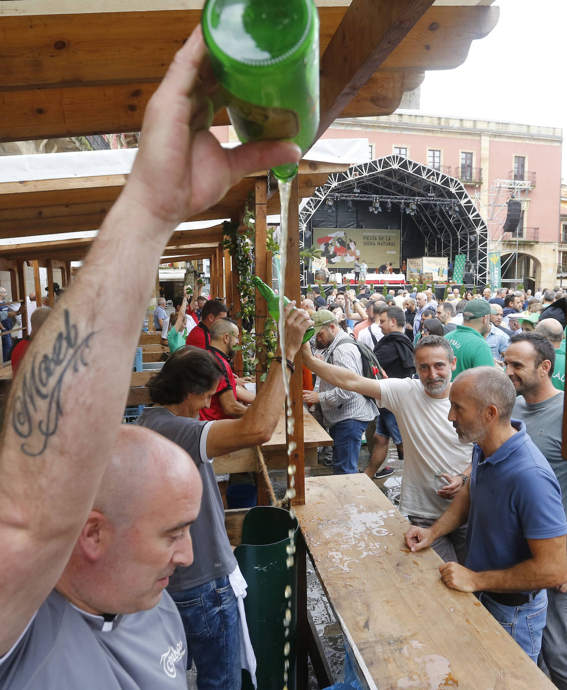 Broche de oro para la Fiesta de la Sidra de Gijón